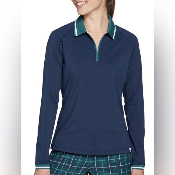 Lady Hagen Tops - Lady Hagen Long Sleeve Golf Polo